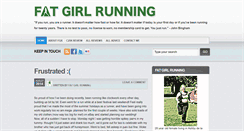 Desktop Screenshot of fatgirlrunning.co.uk